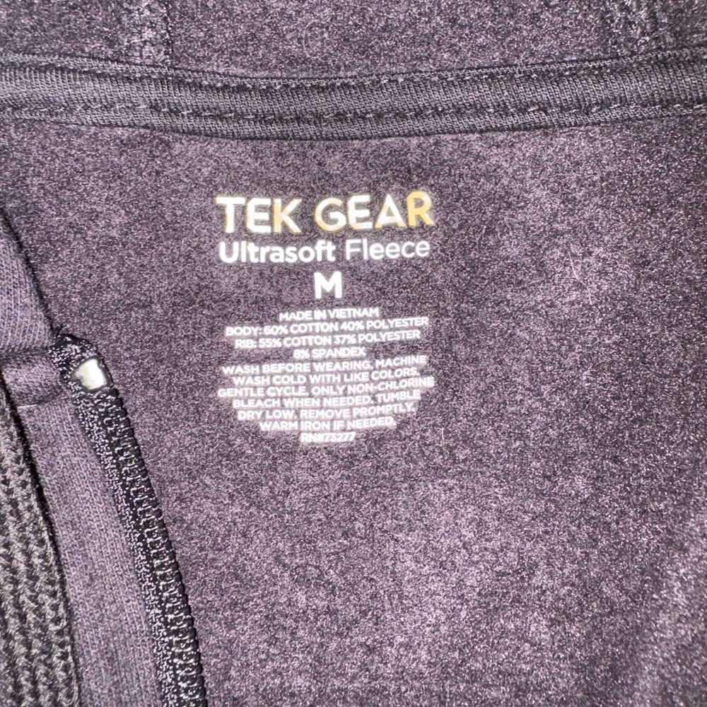 Tek Gear Ultrasoft Fleece Jacket - Black - Picture 3 of 5
